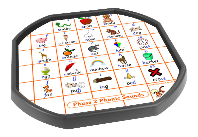 Phase 2 Phonics Mini Tuff Tray Mat